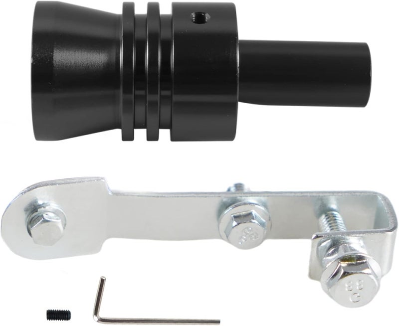 YESHMA Universal Black Turbo Sound Whistle Muffler Pipe Sounder Simulator Tailpipe Noise Sound Enhancer Compatible with Motorcycle, Truck, Cars, Dirt Bike and Scooter(XL 1 Pack) - Image 2